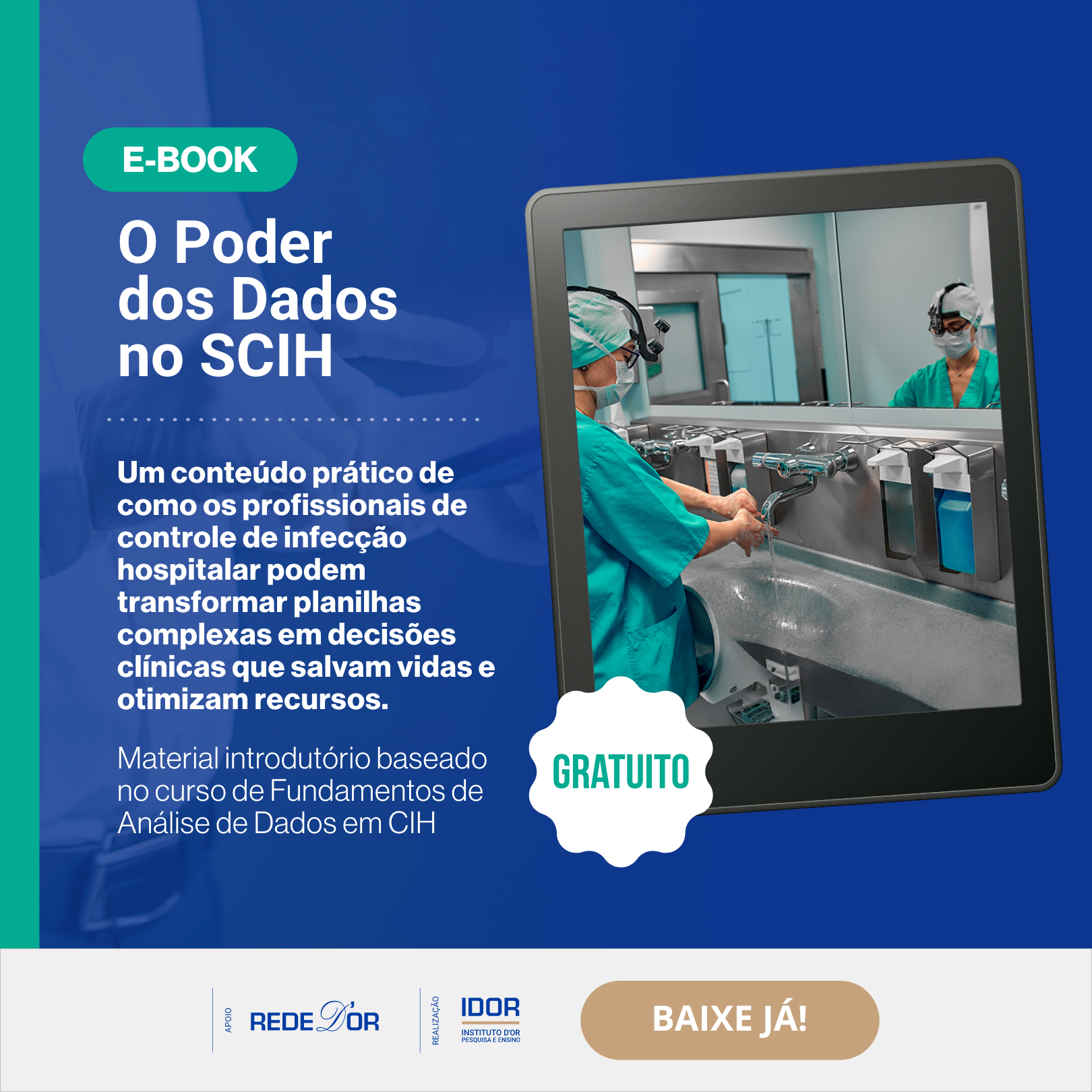 E-book: Fundamentos de Análise de dados em controle de infecção hospitalar